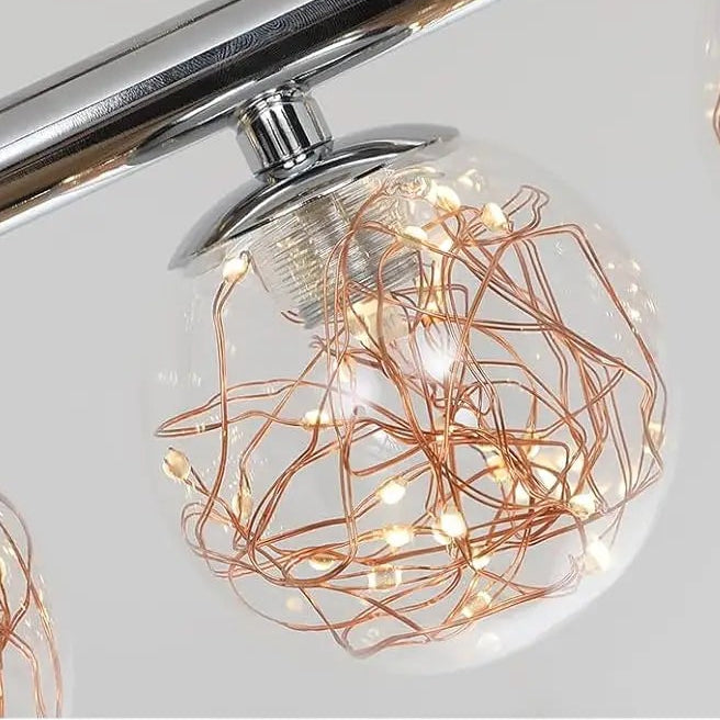 Sanu Long Globes Starry Chandelier | Celestre
