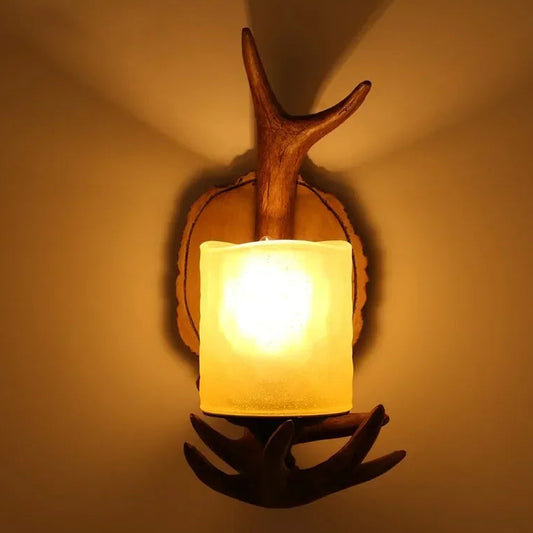 Aster Resin Antler Wall Light 1 Head | Celestre