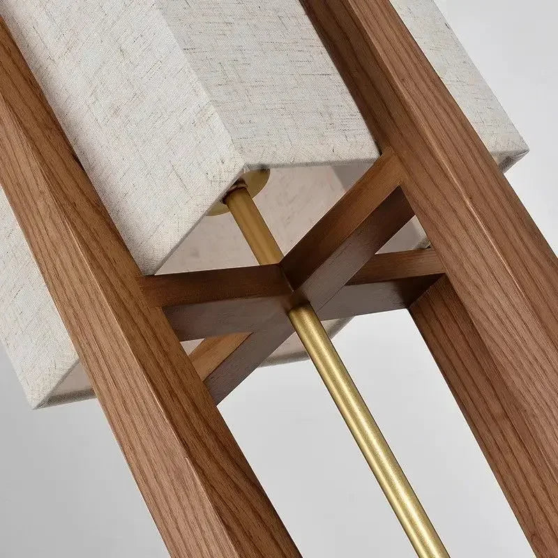 Novra Nordic Solid Wood Floor Lamp | Celestre