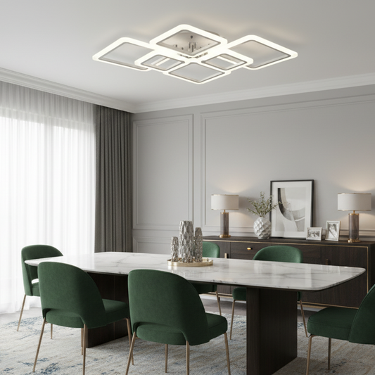 Zera Geometric LED Ceiling Light 6 Heads | Celestre