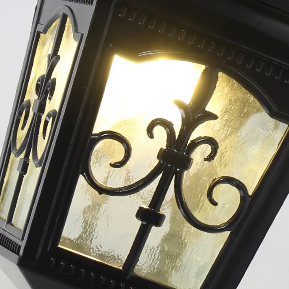 Tiroe Gooseneck Lantern Outdoor Wall Light | Celestre