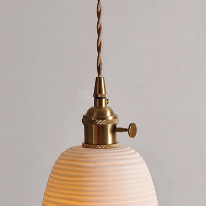 Texa Ceramic Dome Pendant Light | Celestre