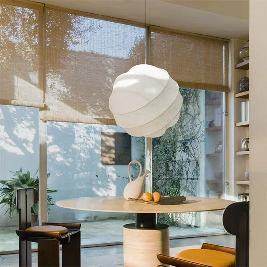 Eva Cocoon Silk Pendant Light D 60 cm | Celestre