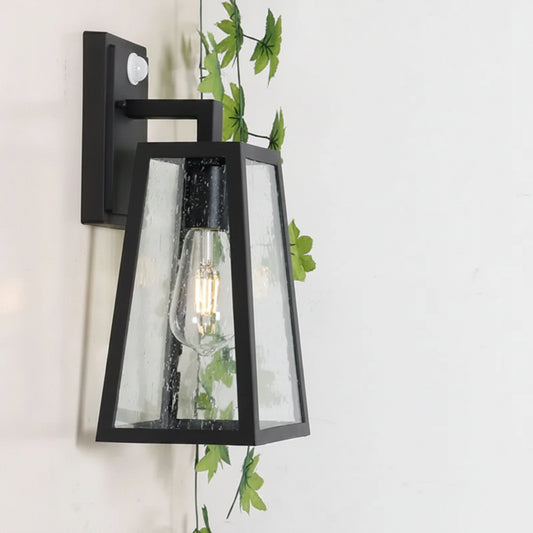 Prin Sensor Trapezoid Outdoor Wall Light | Celestre