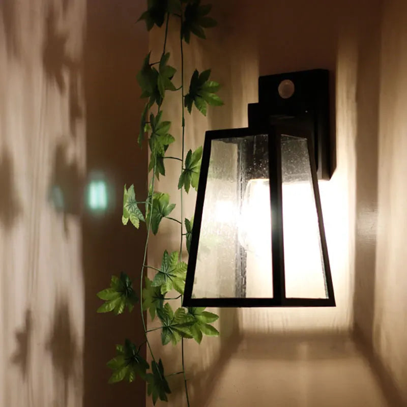 Prin Sensor Trapezoid Outdoor Wall Light | Celestre