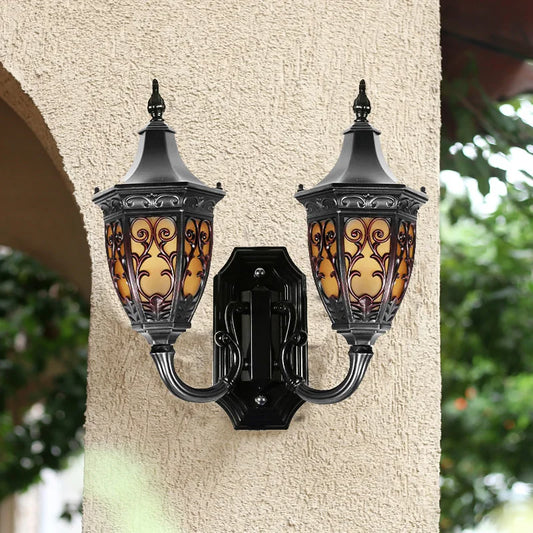 Xavi Double Head Outdoor Wall Light | Celestre