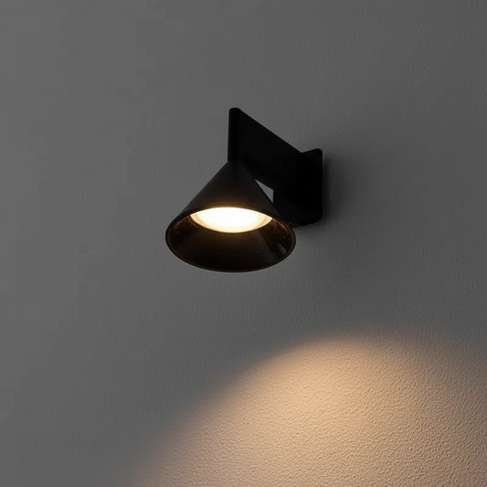 Auvin Metal Wall Sconce Black | Celestre