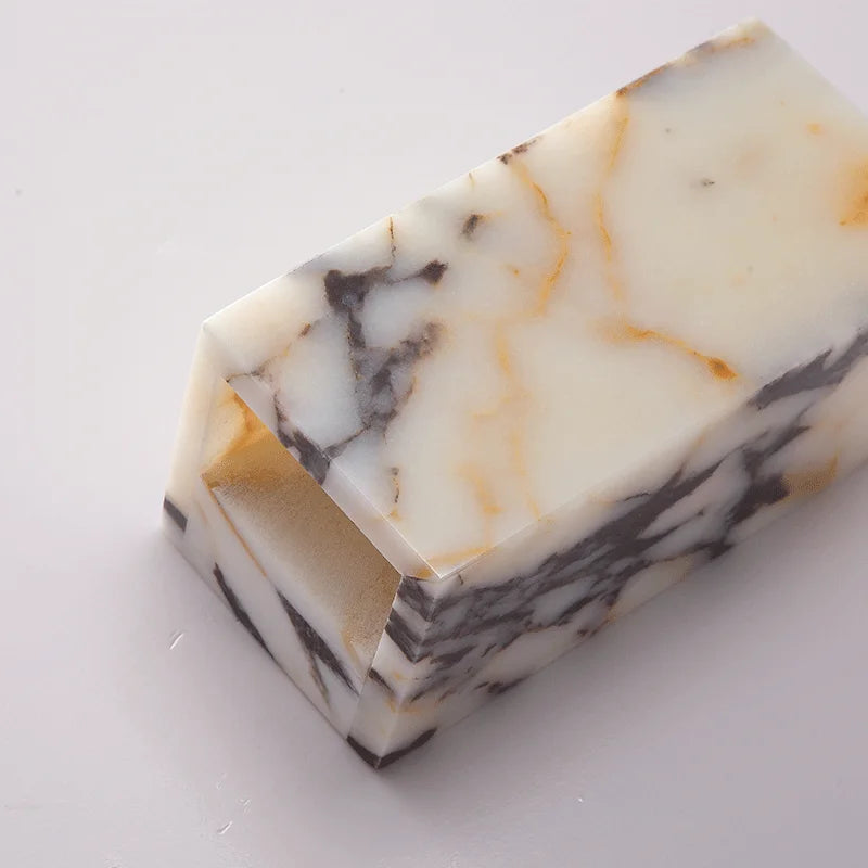 Alri Marble Cuboid Wall Light | Celestre