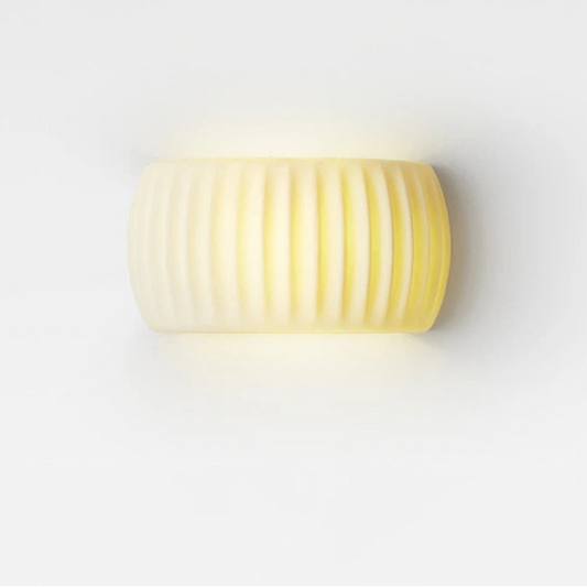 Qori Ribbed Half Pumpkin Wall Light | Celestre