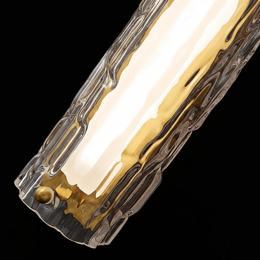 Tenu Long Textured Ice Wall Light | Celestre