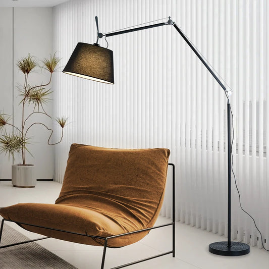 Luri Drum Swing Arm Floor Lamp | Celestre