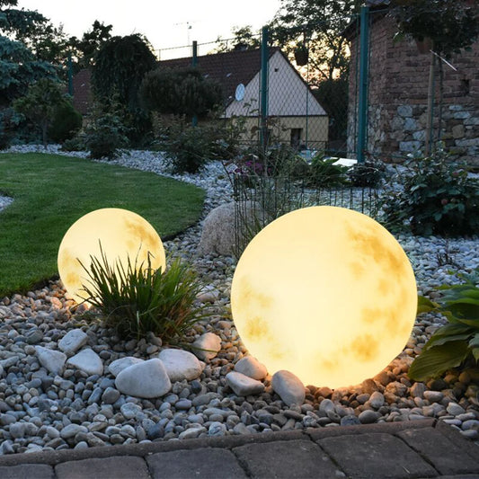 Aena Lunar Solar Outdoor Floor Lamp | Celestre