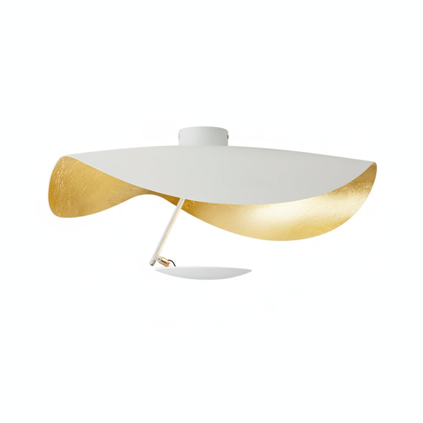 Rumi Slouch Hat Ceiling Light White D 40 cm | Celestre