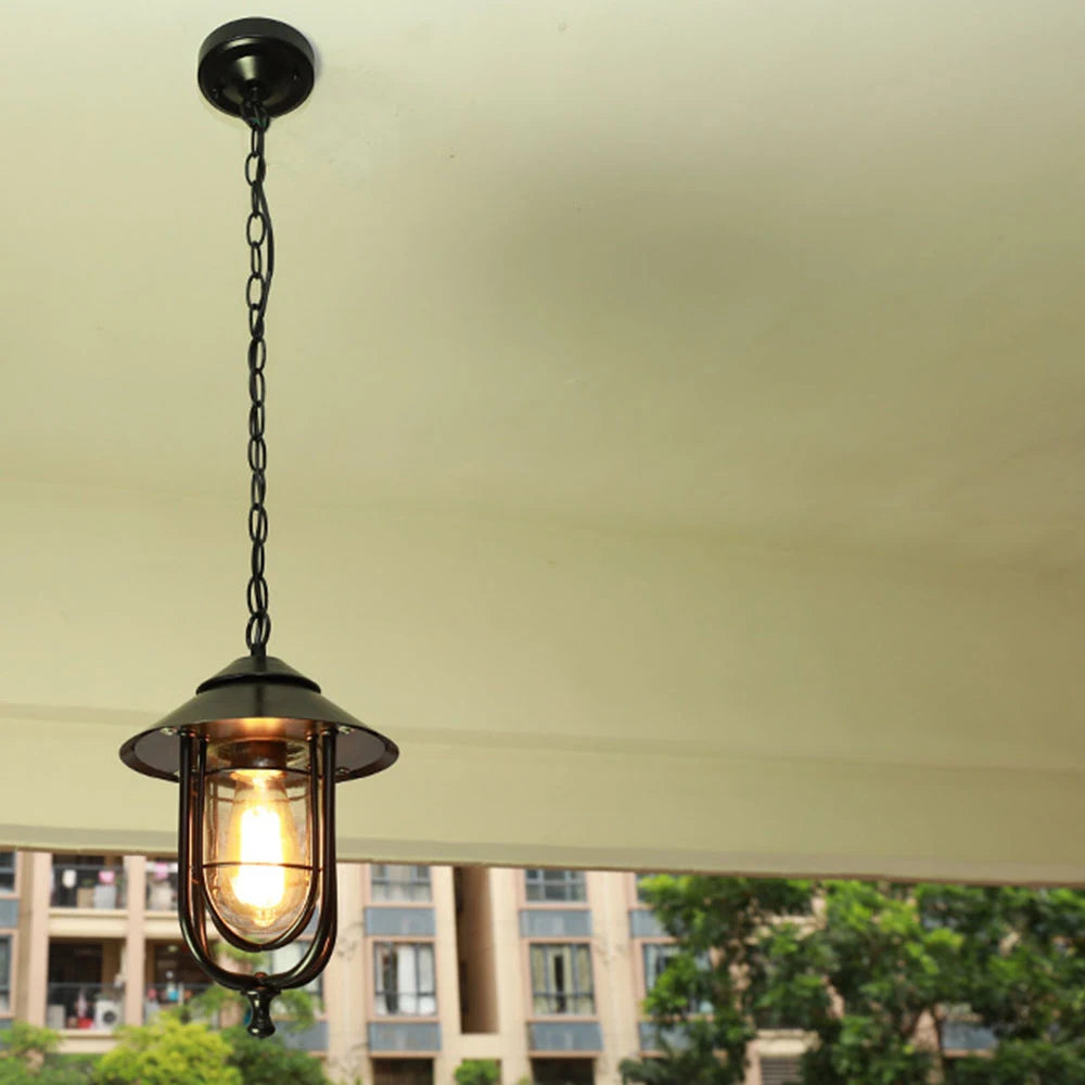 Bave Nautical Cage Outdoor Pendant Light | Celestre