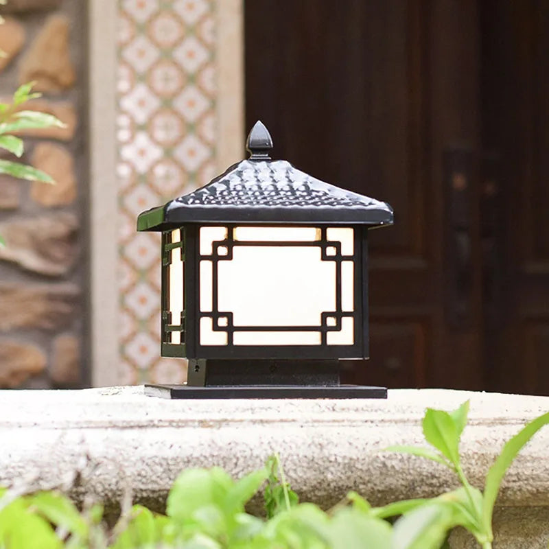 Tyla Lantern Pagoda Pillar Light | Celestre