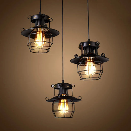 Kylo Cage Lantern Pendant Light | Celestre