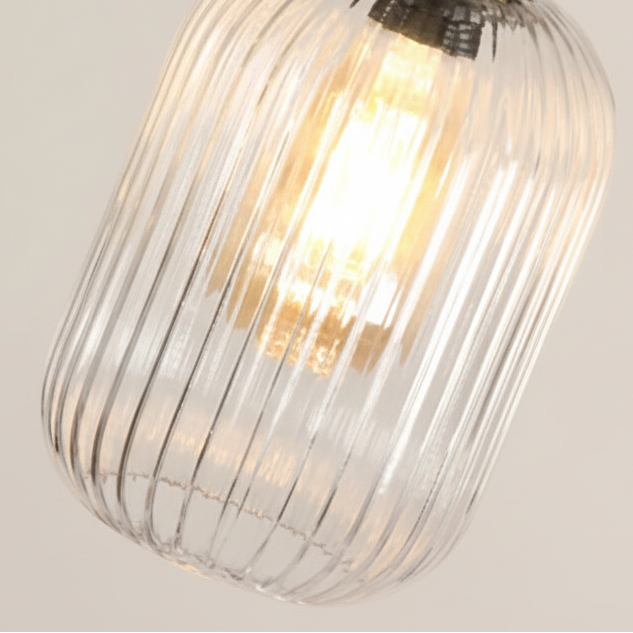 Kima Fluted Cluster Cylindrical Pendant Light | Celestre