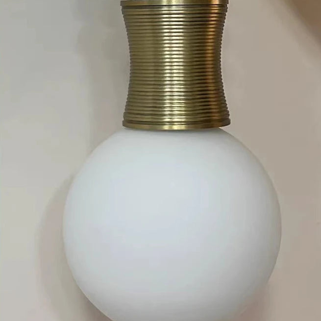 Zave Marble Beaded U Loop Wall Light | Celestre