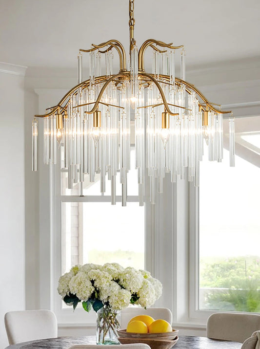 Vion Glass Prism Chandelier D 65 x H 55 cm | Celestre