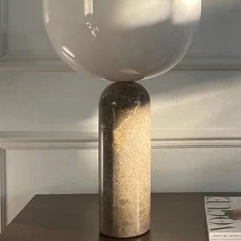 Jova Marble Mushroom Table Lamp | Celestre