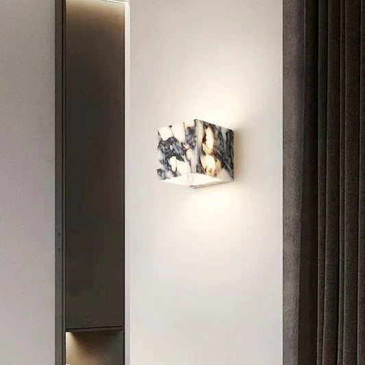Avely Block Marble Wall Light | Celestre