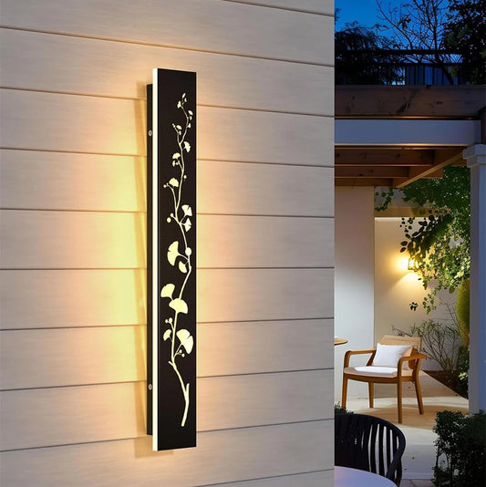 Leyi Linear Strip Outdoor Wall Light H 60 cm | Celestre