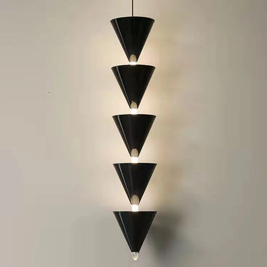 Lyri Multilayer Tiered Cone Pendant Light | Celestre