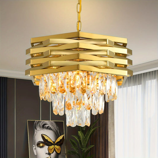 Fenn Tier Crystal LED Chandelier | Celestre