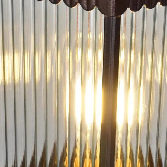 Nune Lantern Ribbed Bollard Light | Celestre