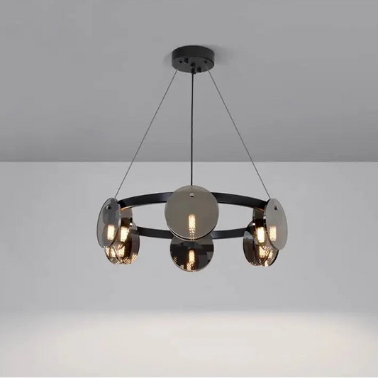 Liva Circular Orbiter Chandelier D60 cm | Celestre