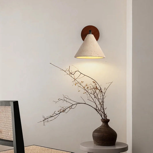 Elsin Classical Travertine Wall Light | Celestre
