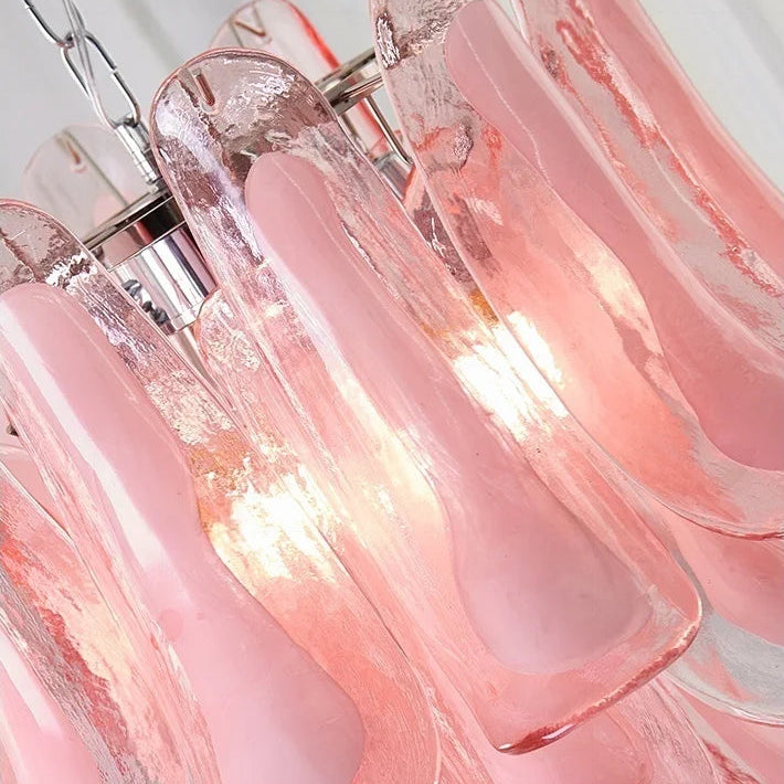 Feno Mid Century Glass Petal Chandelier | Celestre