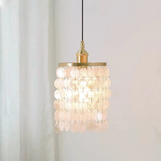 Evell Round Shell Chandelier Single Layer-D15cm | Celestre