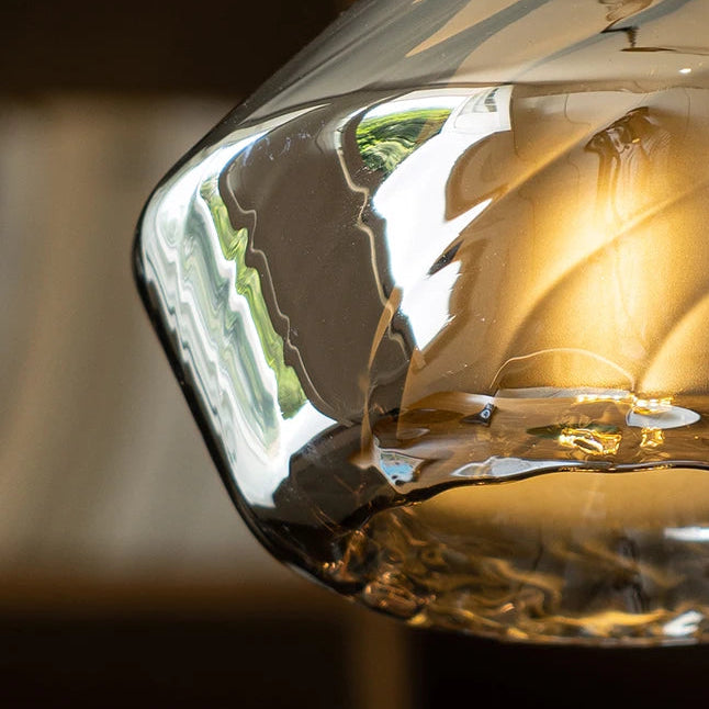 Bezi Diamond Spiral Ribbed Pendant Light | Celestre