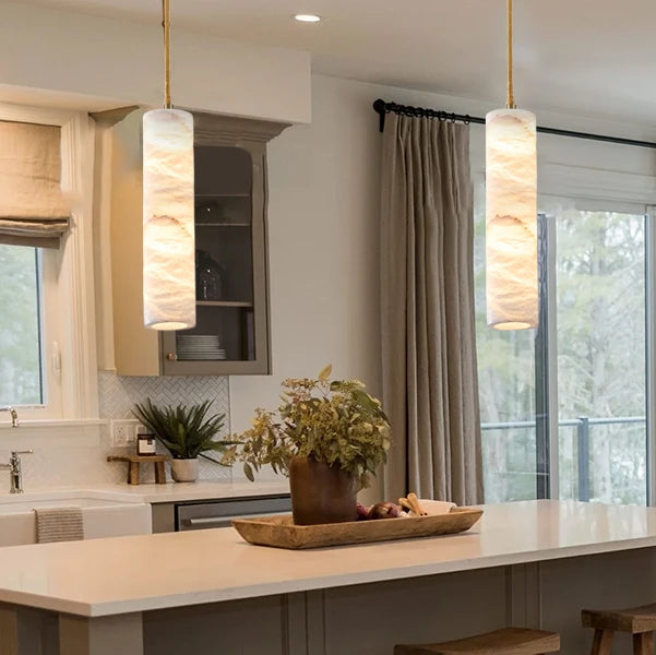 Vorla Spanish Alabaster Pendant Light | Celestre
