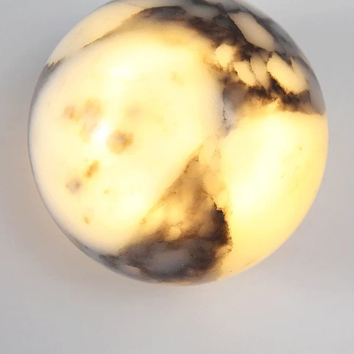 Zila Marble Globe Wall Light | Celestre