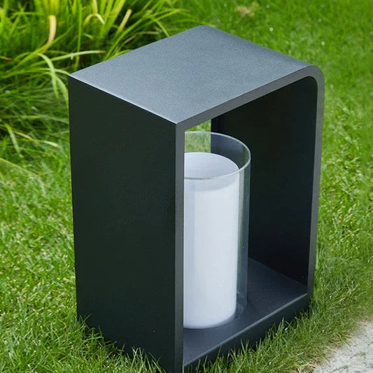 Tezri Rectangular Tube Outdoor Floor Lamp H 30 cm | Celestre