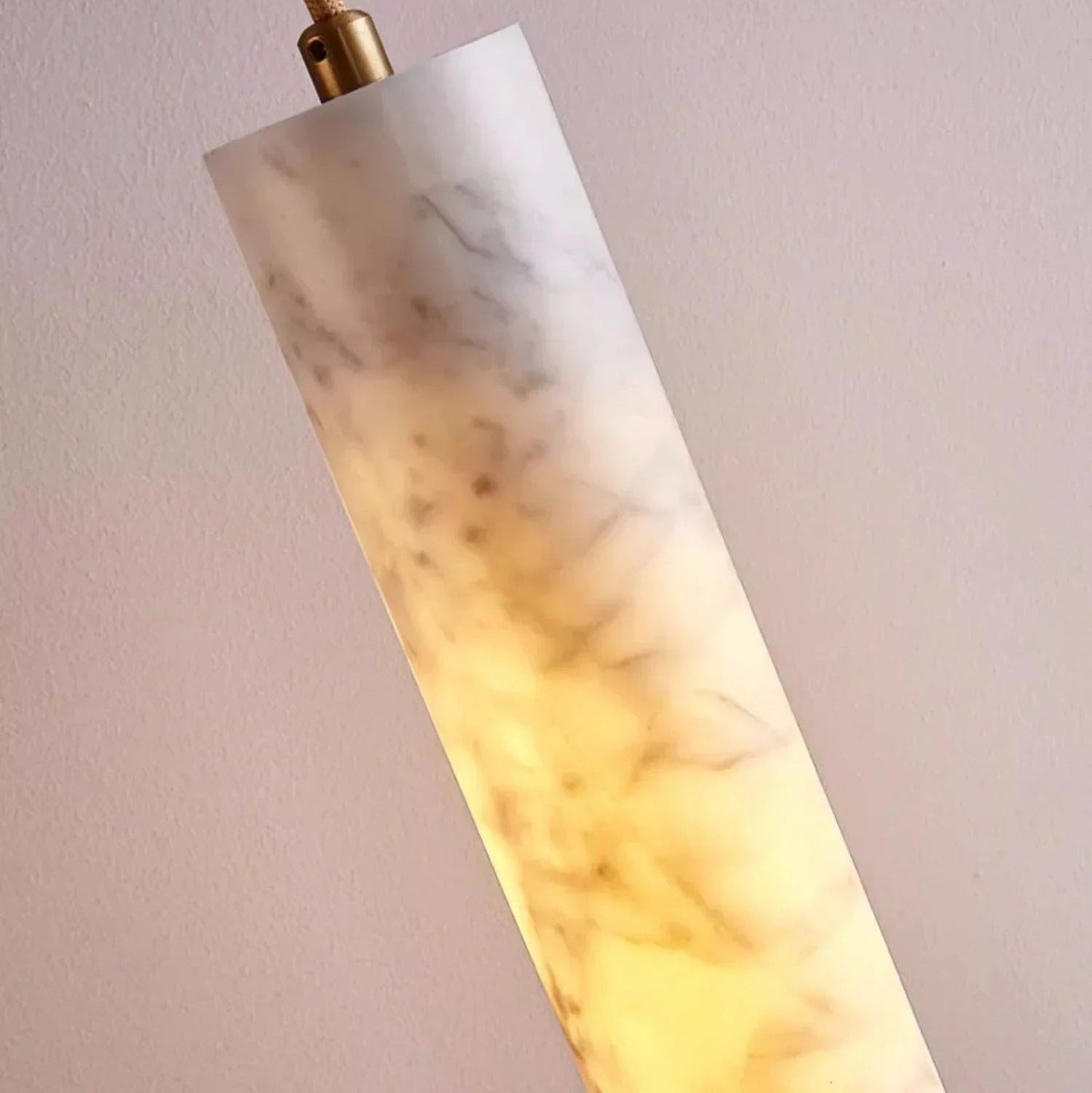 Olri Alabaster Cylindrical Pendant Light | Celestre