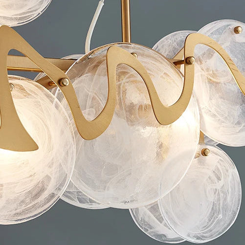 Ravo Long Wave Discs Chandelier | Celestre