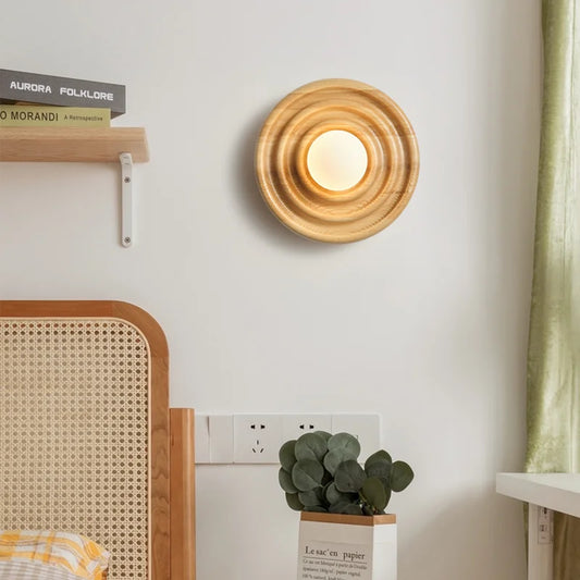 Rinu Round Ripple Wall Light | Celestre