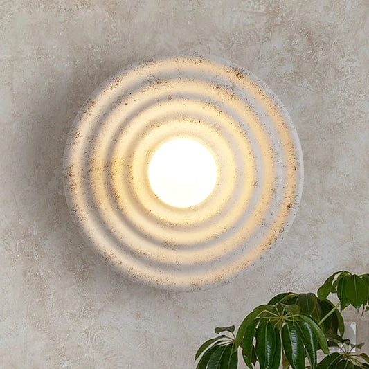 Zien Round Ripple Wall Light | Celestre