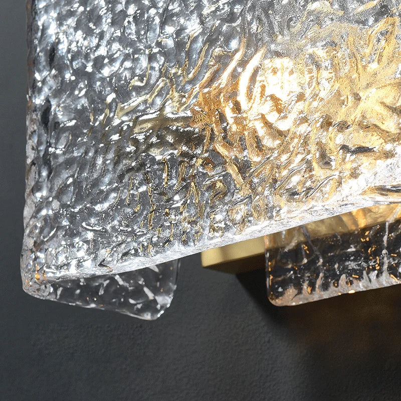 Ariz Ripple Glass Wall Light | Celestre