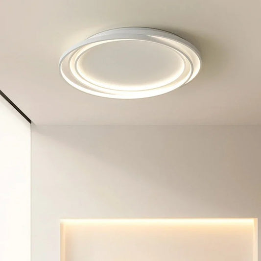 Rexo Nordic Round Ring Ceiling Light White D 44 cm | Celestre