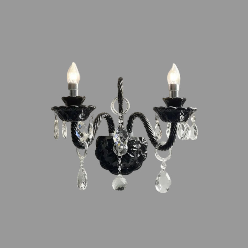 Orya Candelabra Crystal Wall Light | Celestre