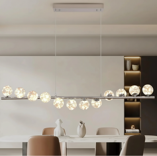Sanu Long Globes Starry Chandelier Default | Celestre