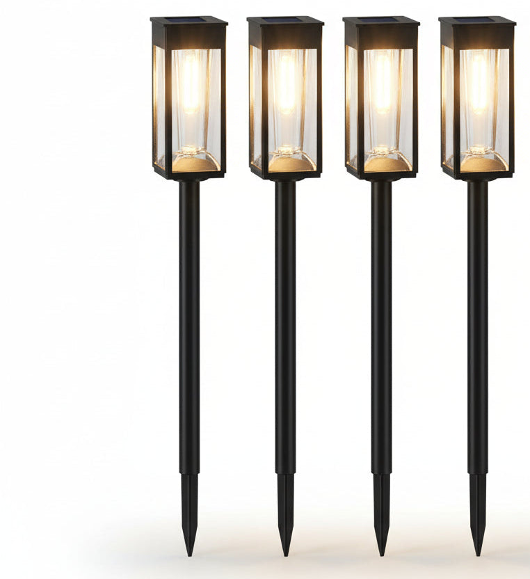Limu Solar Filament Bollard Light 4 Pcs | Celestre