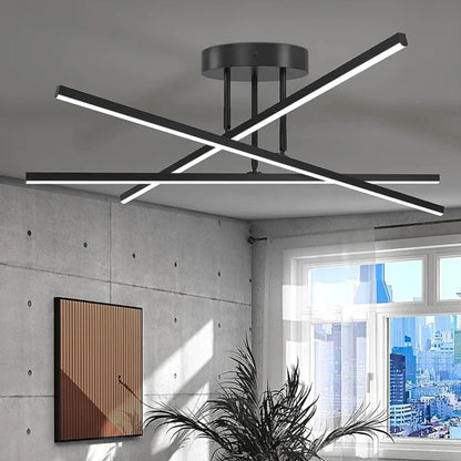 Lorvi Nordic LED Ceiling Light Black | Celestre