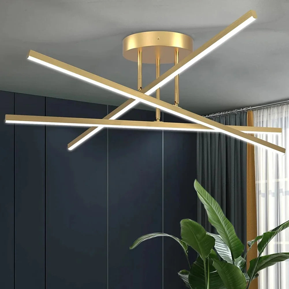 Lorvi Nordic LED Ceiling Light Gold | Celestre