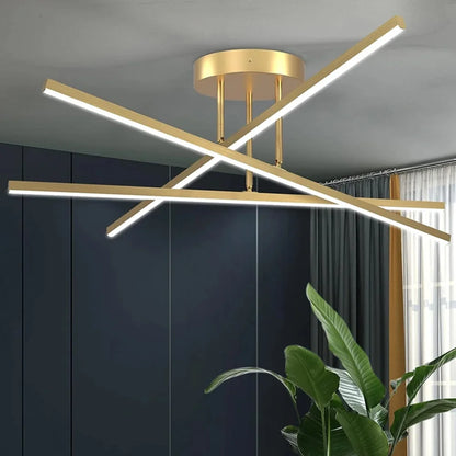 Lorvi Nordic LED Ceiling Light Gold | Celestre