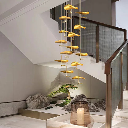 Neris Nordic Lotus Chandelier | Celestre